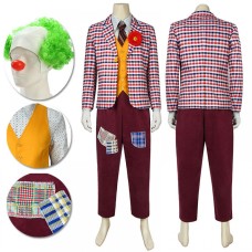 Superhero Arthur Fleck Cosplay Costume Joker 2019 Cosplay Top Suituit