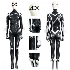 Black Cat Cosplay Costume Felicia Hardy Polyester Bodysuit