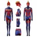 Halloween Cosplay Costume Captain Marvel Cosplay Costume Carol Danvers Spandex Bodysuit