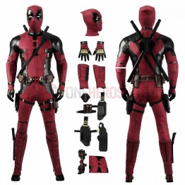 Halloween Outfit Deadpool 3 Cosplay Costume Wade Wilson Leather Outfit