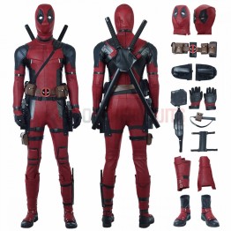 Heroic Deadpool Cosplay Costume Leather Classic Set