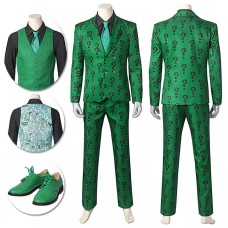 Hero Edward Nygma Cosplay Costume 1960s Batman Riddler Outfit