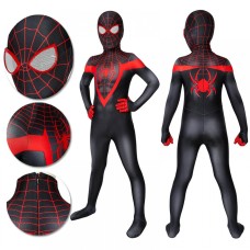 Christmas Halloween Gift Kids SpiderMan Miles Morales PS5 Cosplay Onesie