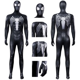 Superhero SpiderMan 2 Cosplay Costume Venom Symbiote Suit