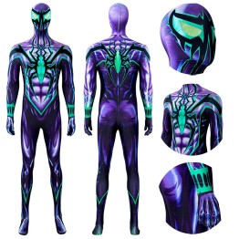 Superhero Chasm Ben Reilly Scarlet Spider Cosplay Costume Bodysuit