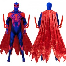 Across the Spider-Verse Spider-Man 2099 Cosplay Jumpsuit and Cape