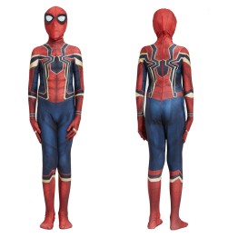 Iron Spider-Man suit Avengers 4 Endgame children's adult cosplay Halloween costume