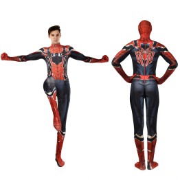 Peter Parker Costume Avengers 3 Infinity War Iron Spider Spider Cosplay Halloween Costume