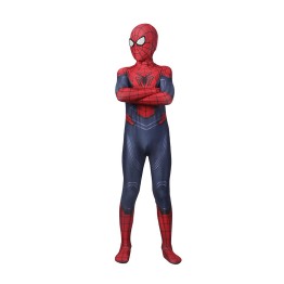 Children's Halloween Gift Avengers SpiderMan Cosplay Costume Nylon Jumpsuit