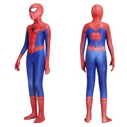 Peter Parker Halloween Costume Spider-Man Crossing Spider-Man Costume Men's and Women's Jumpsuit